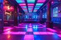 Night club interior. Royalty Free Stock Photo