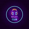 Night Club Neon Sign Royalty Free Stock Photo