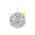 Night clubs disco sphere icon