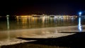 Night, Coast of Gulf of Aqaba on Red Sea Royalty Free Stock Photo