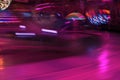 Disco Lights Synthwave Funfair Fairground Night Colors Of The Amusement Park