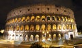 Night Colosseum panorama