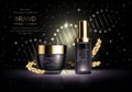 Night cosmetics with wheat collagen