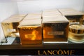 Night cream for intensive skin restoration Absolue Nuit Precious Cells from LANCOME in a cosmetics store 22.02.2021 in Russia,