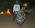 Night dancing Royalty Free Stock Photo