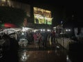 Night days at simpang lima semarang city