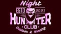 Night ESTD 2023 Hunter club outdoor and hinting and beautiful background-