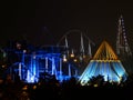 Night in Europa-Park Royalty Free Stock Photo