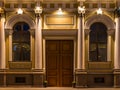 Night facade of Institute of Plant Genetic Resourses