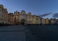 Night Falls on Old Town Square, Prague