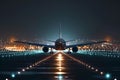 night flight, AI generated Royalty Free Stock Photo