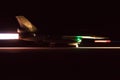 Night flight Exercise F-16 Fighting Falcon Royalty Free Stock Photo