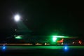 Night flight Exercise F-16 Fighting Falcon Royalty Free Stock Photo