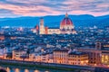 Night of Florence skyline in Florence, Firenze, Italy