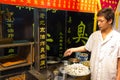 Night food market in Beijing, China Royalty Free Stock Photo