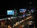 Night food market , street food, Buddha festival, Samutprakarn ,Thailand