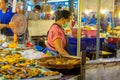 Night food market in Thailand, traditional asian market