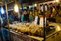 Night food market in Thailand, traditional asian market