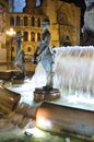 Night fountain Royalty Free Stock Photo