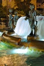 Night fountain Royalty Free Stock Photo