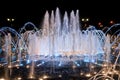 Night fountain in Tsaritsino Royalty Free Stock Photo