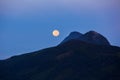 Night and full moon Royalty Free Stock Photo
