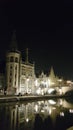 Night in Ghent Royalty Free Stock Photo