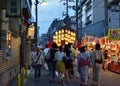 Twilight of Gion festival, Kyoto Japan summer.