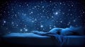 night glow stars background Royalty Free Stock Photo