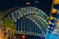 Night Harbor Bridge Royalty Free Stock Photo
