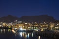 Night Harbor photo in Cape Town Royalty Free Stock Photo