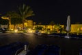 Night hotel in Egypt Royalty Free Stock Photo
