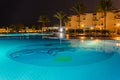 Night hotel in Egypt Royalty Free Stock Photo
