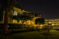 Night hotel in Egypt Royalty Free Stock Photo