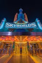 Entrance of the Skyworlds theme park at Genting highlands, Malaysia Royalty Free Stock Photo