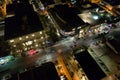 Night image Aerial Lincoln Road