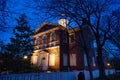 Night image of Independence Square in Philadelphia Royalty Free Stock Photo