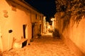 night image of the old streets of the Alentejo town of Castelo de Vide