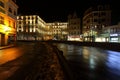 Night Karlovy Vary Royalty Free Stock Photo