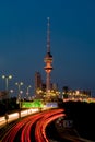 A night in Kuwait City Royalty Free Stock Photo