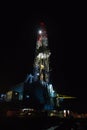 Night land drilling rig