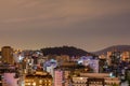 Night landscape in the city of NiterÃÂ³i, metropolitan region of the State of Rio de Janeiro, Brazil. Royalty Free Stock Photo