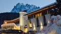 Night Landscape of Dolomites during Winter