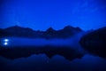 Night landscape in Ibon De Estanes, Pyrenees, Spain