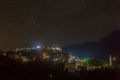 Night landscape in Imlil in Morocco Royalty Free Stock Photo