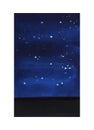 The night landscape. Outer space starry design. Royalty Free Stock Photo