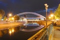 Bridge from Grozavesti, Bucharest Royalty Free Stock Photo