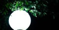 Night lantern on the street