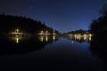 Night and Liberec dam, liberecka prehrada