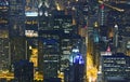 Night Life Chicago Skyline Royalty Free Stock Photo